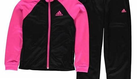 Survêtement rose/noir femme Adidas WTS achat pas cher