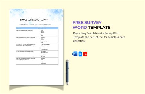 Survey Template In Microsoft Word