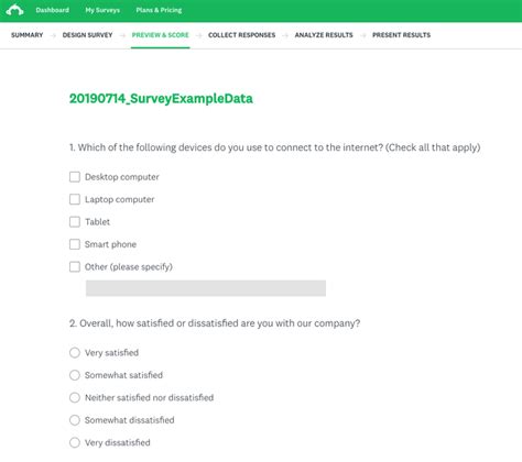 surveymonkey forms are examples of what data collection tool