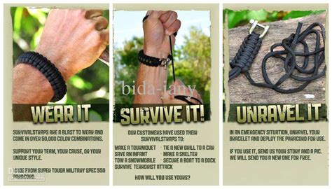 Survival Bracelet Uses