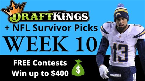 survivor picks week 10 nfl