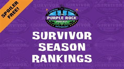 survivor rankings spoiler free