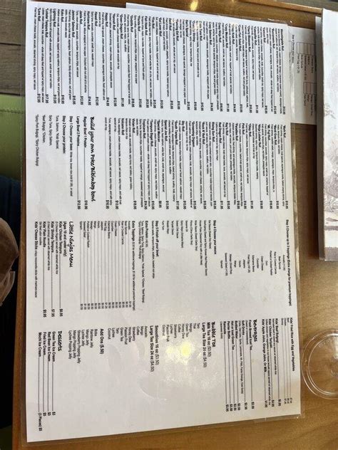 Menu of Koizi Endless Hibachi and Sushi Eatery in Brandon, FL 33511