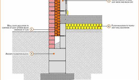 Suspended Ground Floor Slab Details P1PCFF4 Concrete , Insulation Below LABC