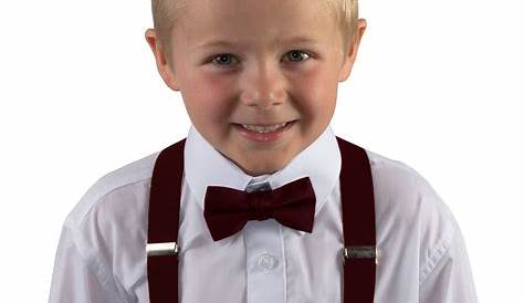 HDE HDE Kids Suspender Bow Tie Set For Toddler Boy Child