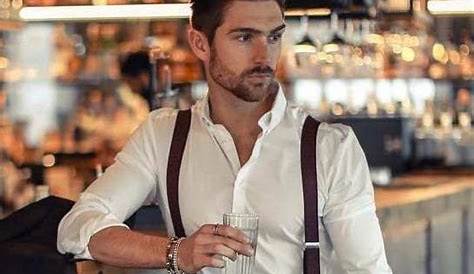 Suspenders Outfit Tumblr Men With