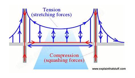Suspension Bridge Force Diagram What Is Compression ? Tekscan