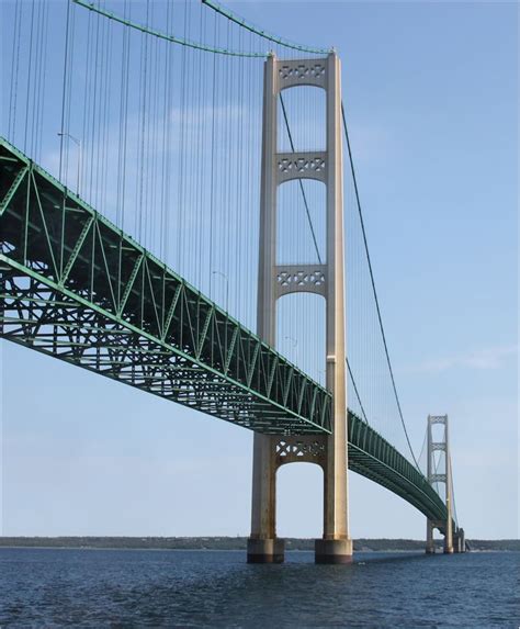 suspension bridge in michigan