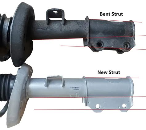 Suspension Strut Bent