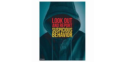 suspicious behavior signs