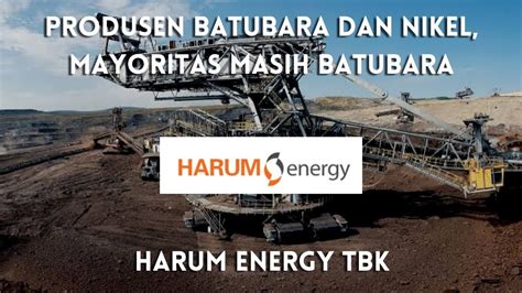sustainability report pt harum energy tbk