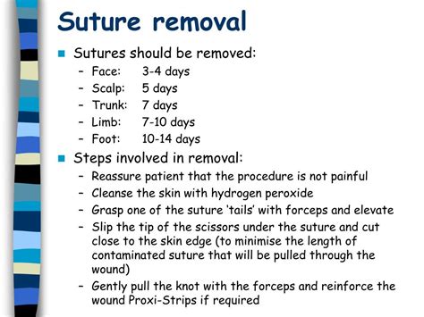 Suture Removal From Head