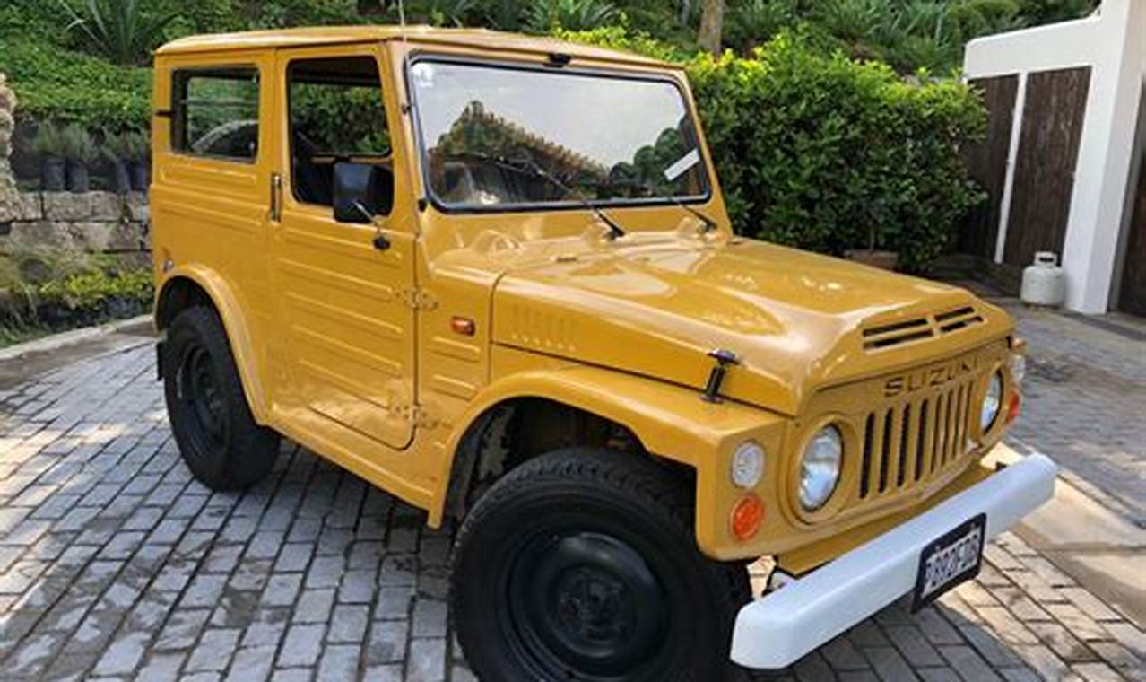 suzuki jeep 1980 for sale