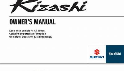 Suzuki Kizashi Owner's Manual