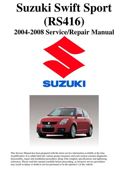Suzuki Swift 2006 Kézikönyv Pdf — Suzuki Swift Kezelési Útmutató Pdf
