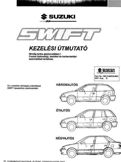 Suzuki Swift 2007 Kézikönyv Pdf régi idők legendás autói