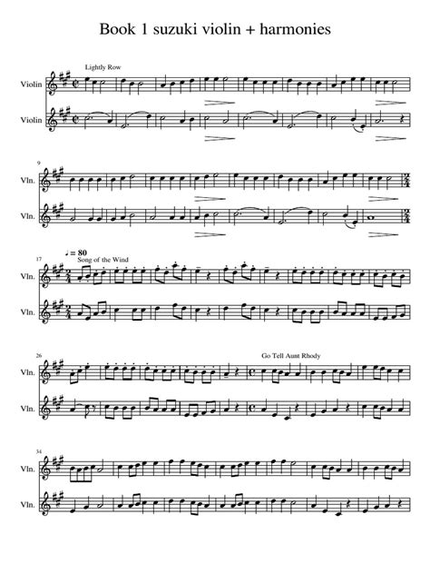 Suzuki Violin Book 1 Pdf Scribd
