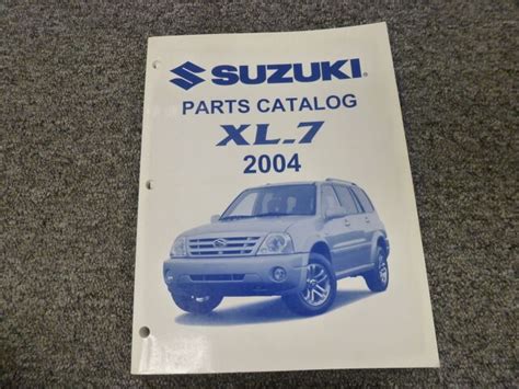 suzuki xl7 2004 parts catalog