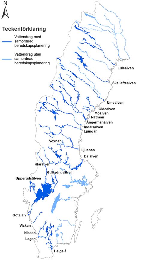Sveriges vattenflöden har kartlagts lättare se effekter av