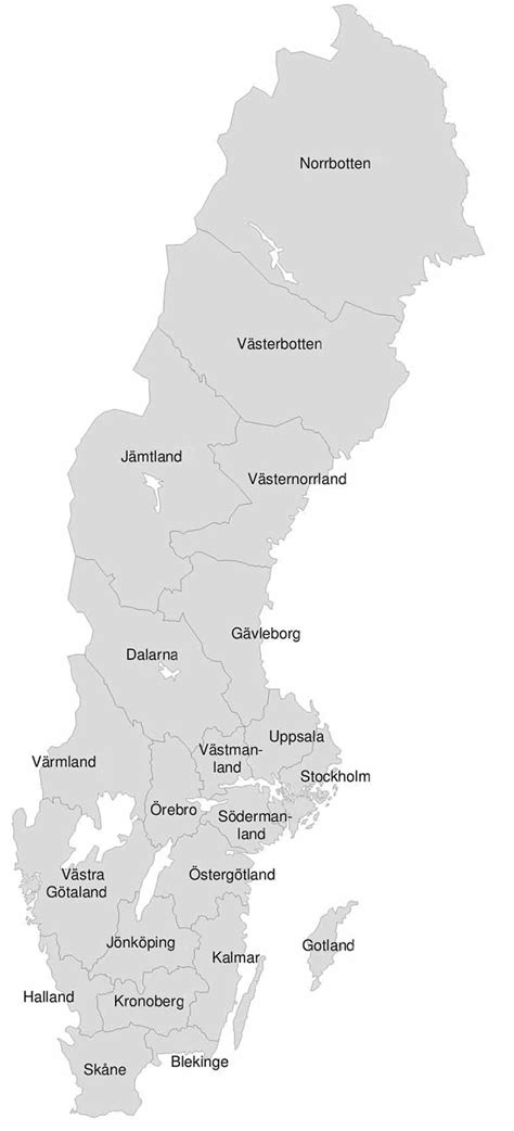 Sverigekarta 19milj 79x176cm Comgate