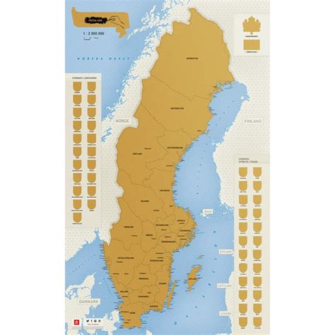 Sweden split into 21 regions with equal population Maps on the Web