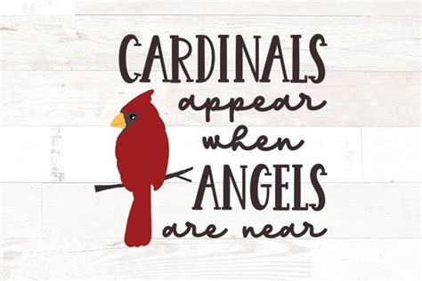 Cardinals Appear When Angels Are Near svg Memorial (1105451) SVGs
