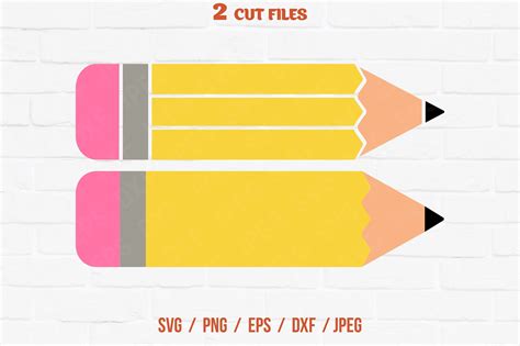 3D Pencil SVG Cut File vector for instant download Svg Ocean