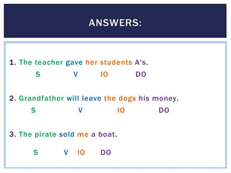 sviodo sentence pattern examples with answers pdf