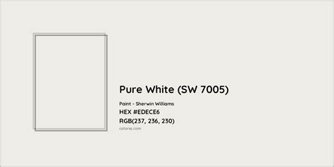 sw 7005 pure white rgb code