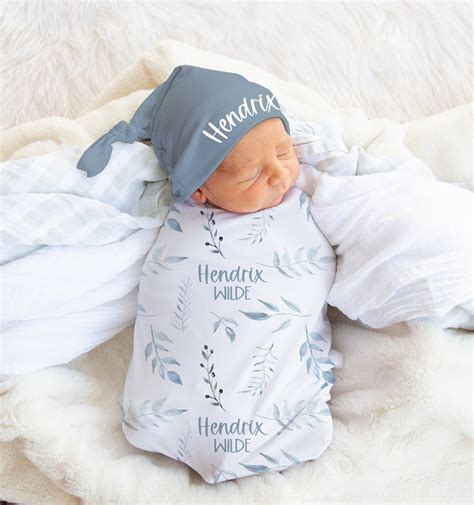 Swaddle With Hat Boy