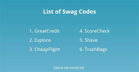 Swag Codes March 2023