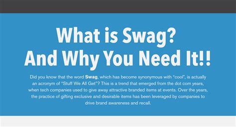 Swag Definition It
