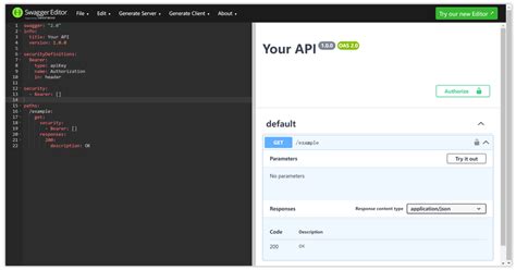 swagger authorization bearer token example java