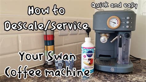 Swan Coffee Machine Steamer Not Working