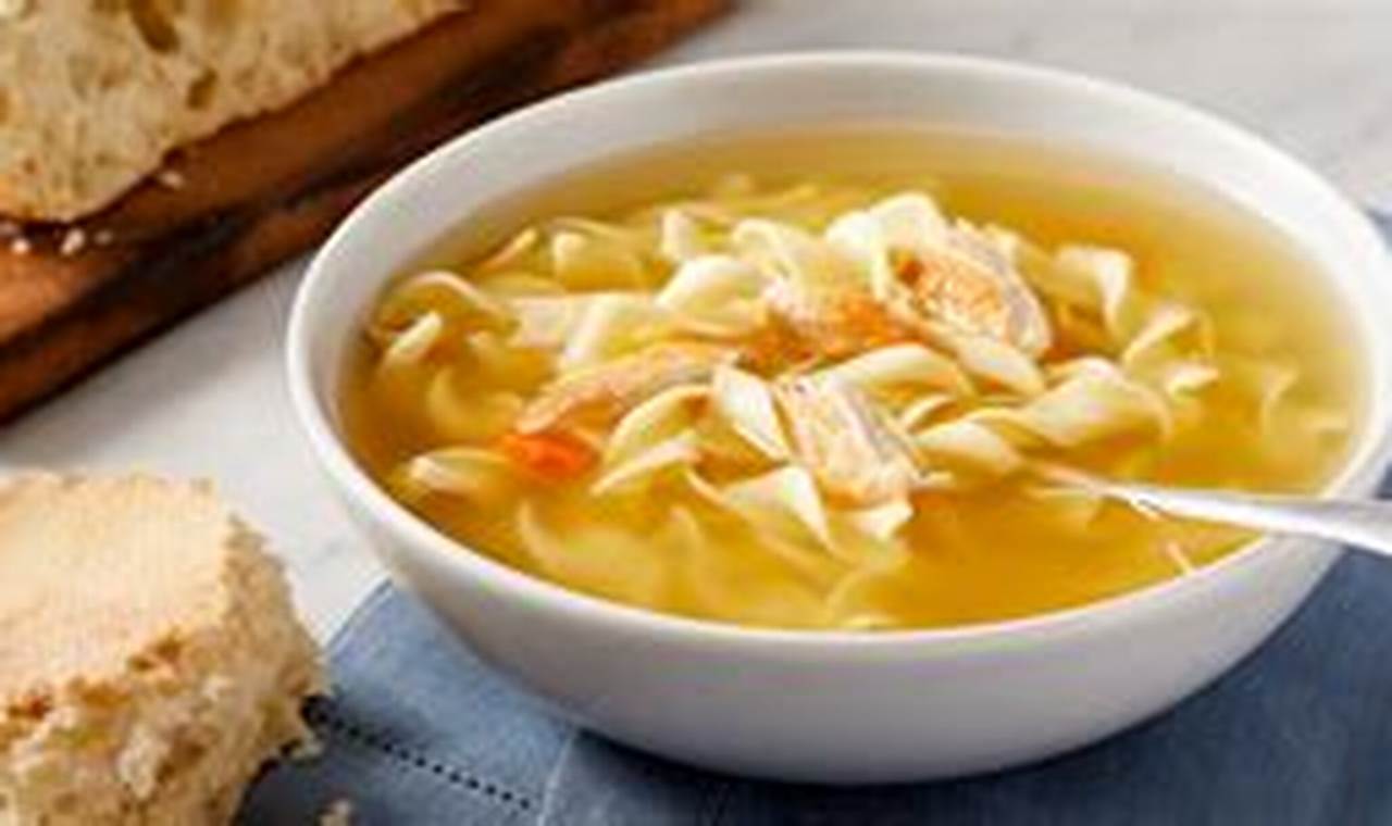 swanson broth chicken noodle soup recipe