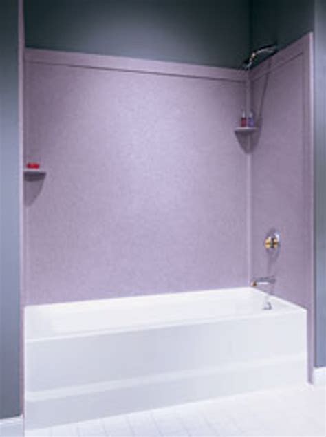 Swanstone A2 High Gloss White Fiberglass/Plastic Composite Bathtub Wall