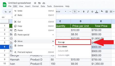 How to swap cells in Google Sheets [Two or more cells]