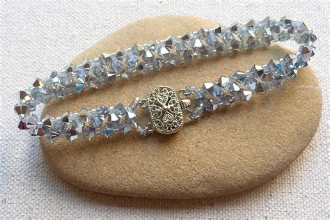 swarovski crystal beads bracelet
