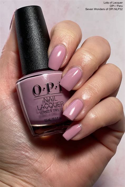 swatches nail polish opi purple