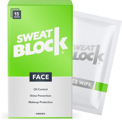 sweat block face