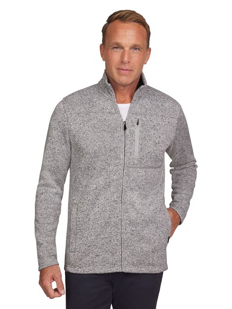 sweater fleece full zip jacket