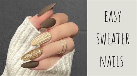 Sweater Nails Step By Step