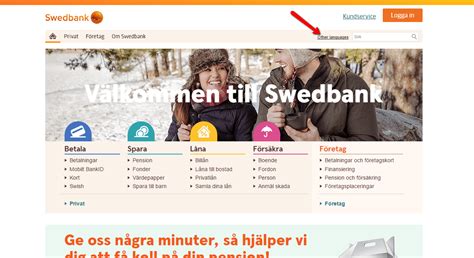 swedbank logga in spara