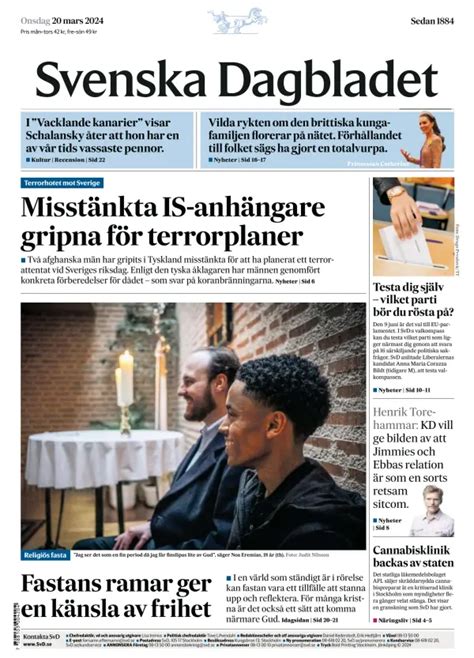 swedish newspapers in english