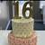 sweet 16 cake ideas rose gold