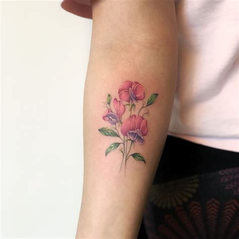 The Best Sweet Pea Tattoo Designs Ideas