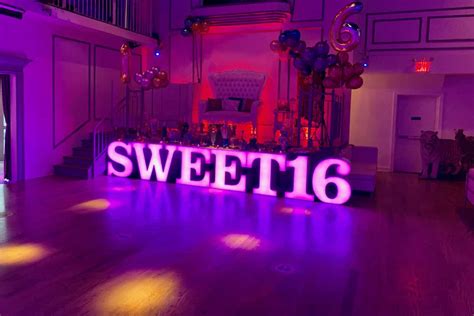 sweet 16 party locations near me