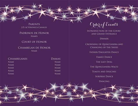 sweet 16 party program