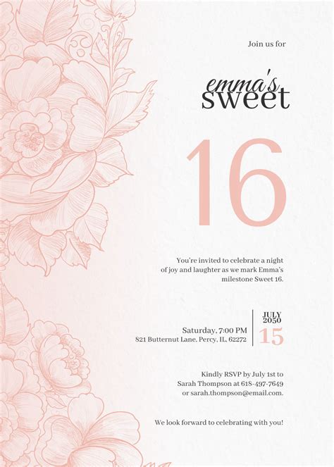 Sweet 16 Printable Ppool