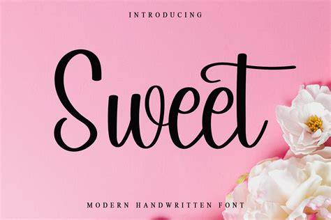 Sweet font on Behance